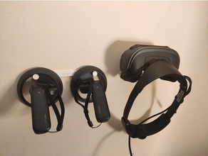 lenovo explorer headset controllers wall mount controller vr 3d print model - Mito3D