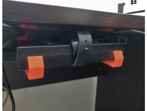 tavolo gancio dell AC adattatore Fai titolare supporto semplice undertable 3d print model - Mito3D