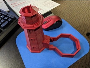 light house dice tower lighthouse peggys cove 3d print model - Mito3D