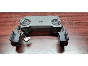 dji mavic mini manette c2 mr1ss5 téléphone titulaire soutien extenseurs drone drones quadcopter uav 3d print model - Mito3D