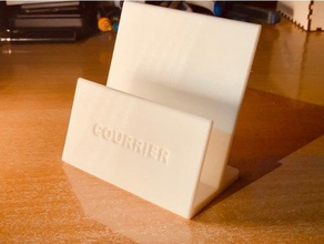support courrier lettre mail 3d print model - Mito3D