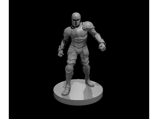 animated armor updated 3D print model - Mito3D