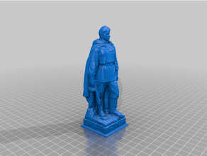 soviet soldier monument model statue 3d print model - Mito3D