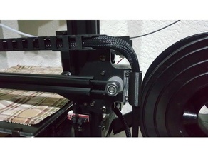 anycubic Quirón cable soporte paso motor 3d print model - Mito3D