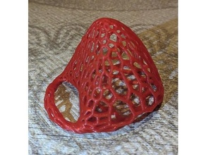 Voronoi seyyar telefon ayakta durmak 3d print model - Mito3D