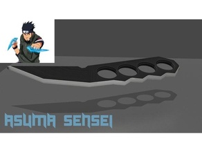 Asuma Chakra Klinge Anime Charakter Naruto shippuden 3d print model - Mito3D