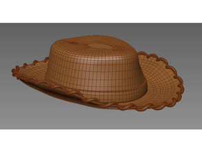 juguete historia alguacil leñoso orgullo sombrero 3d print model - Mito3D