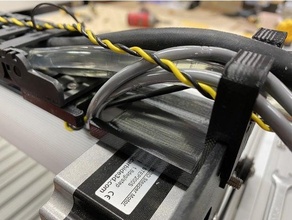 15x40 cable cadena soportes cnc pwncnc shapeoko 3d print model - Mito3D