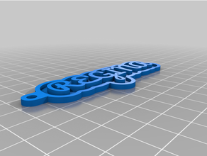 personalizzato regina chiave catena personale 3d print model - Mito3D