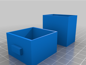 Schublade einstellen Hexagon unterstützt Truhe cool Schubladen Halter Unterstützung schnell 3d print model - Mito3D
