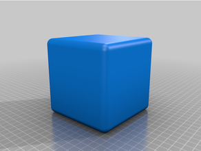 arrondi cube 106 personnalisé 3d print model - Mito3D