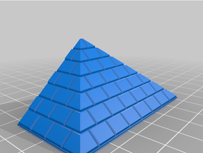 pirámide cubitos grupos 3d print model - Mito3D