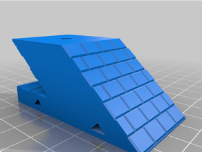 Pyramide Würfel Linie + inner Wände 3d print model - Mito3D