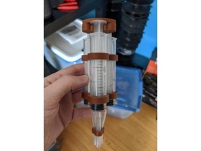 syringe combiner 20ml combine 3d print model - Mito3D