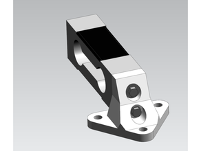 Single Belastung Zelle Strahl Unterstützung 40x30mm Verschluss Messung Punkt Schraube 3d print model - Mito3D