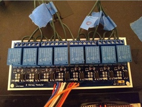 8 canal relais planche module arduino 3d print model - Mito3D