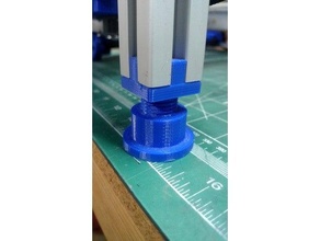 adjustable foot 3030 extrusion 3d print model - Mito3D