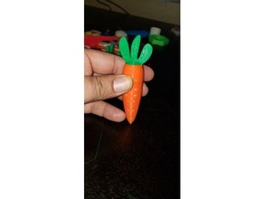 crazy eyes carrot thumbdrive 3d print model - Mito3D