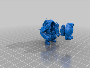 hab environment suit 28mm dnd miniature pathfinder space starfinder 3d print model - Mito3D