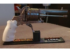 lefaucheux pistola apretón 1886 3d print model - Mito3D