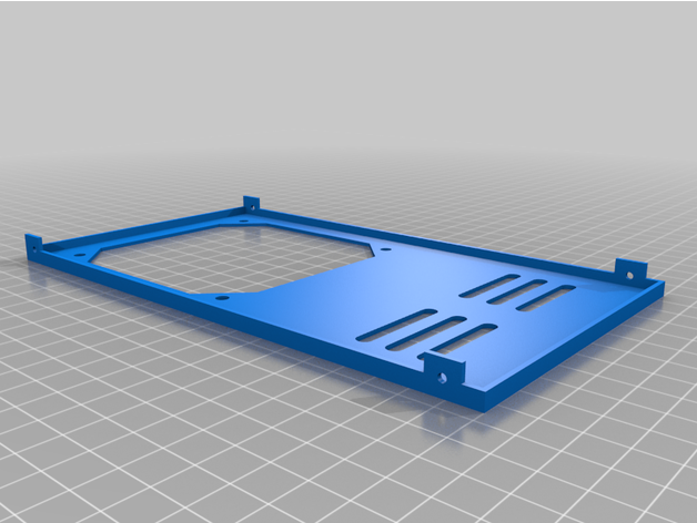 ender 3 pro power supply cover fan port silent mod 3D print model - Mito3D
