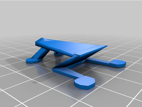 saltar rana UNED grenouille saltear 3d print model - Mito3D