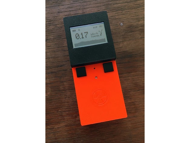 Geiger ller compteur boîte rh électronique 3D print model - Mito3D