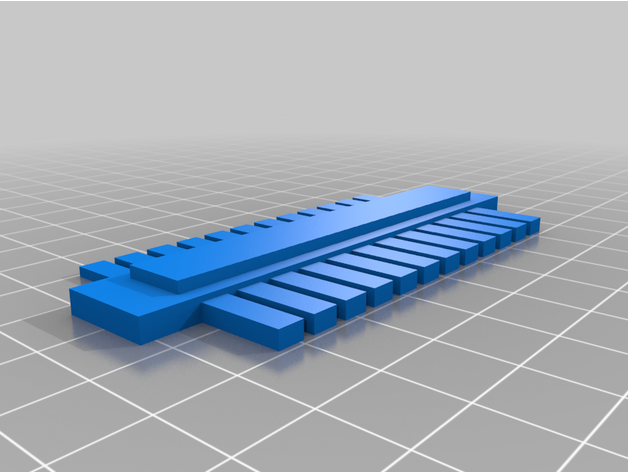 12 kuyulu baykuş mini tarak v2 3D print model - Mito3D