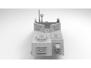 interstellar army scout middle 28mm miniature scifi tank wargaming 3d print model - Mito3D