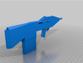 bullpup diseño pistola armas 3d print model - Mito3D