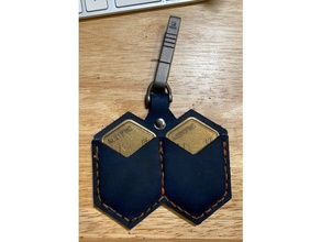 double spira belt wallet 3d print model - Mito3D
