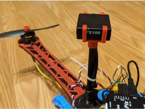 ts-100 gps mount drone f450 holder quadcopter radiolink case 3d print model - Mito3D