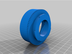 praktina sony adapter lens 3d print model - Mito3D