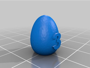 envergadura dorado 3 huevo accesorios accesorio juego mesa juegos huevos azar 3d print model - Mito3D