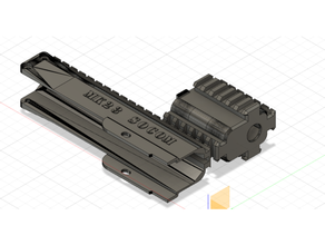 mini karabina takım mk23 Bölünmüş airsoft aksesuarlar tabanca nbb Tokyo Marui 3d print model - Mito3D