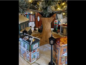 Natale albero tronco copertina 3d print model - Mito3D