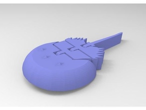 flexi ferradura caranguejos articulado flexível brinquedo 3d print model - Mito3D