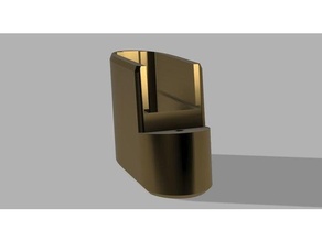m&p shield 9mm mag extension 3d print model - Mito3D