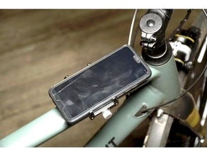gub toptube adaptador bicicleta montar smartphone soporte 3d print model - Mito3D