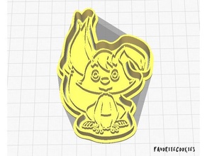 biscotto taglierina tama Volpe cartone animato prostokvashino 3d print model - Mito3D