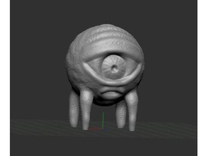 eyeball monster creature eye 3d print model - Mito3D