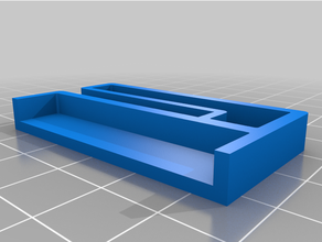 glissement porte rail agrafe maison Ménage 3d print model - Mito3D