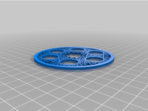 coasters 80 mm mod001-050 coaster math mathematics art pelandintecno posavasos stem tecnologia tecnologiaeso 3d print model - Mito3D