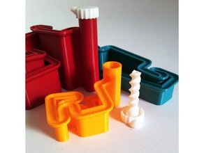 procedurale marmo labirinti labirinto giocattolo traccia 3d print model - Mito3D