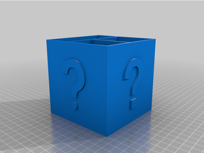 domanda scatola caratteri matita titolare supporto penna Conservazione 3d print model - Mito3D