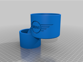 ivan's offset mini cup holder 3d print model - Mito3D