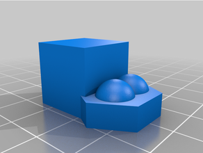 mignonne cube escargot impressionnant boîte punaise Bugs escargots carré 3d print model - Mito3D