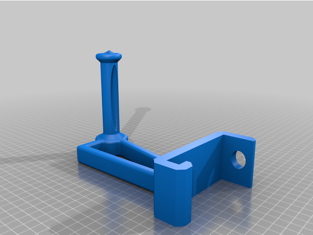 makerbot replicator+ spool holder filament maker bot replicator 2 2x 3D print model - Mito3D