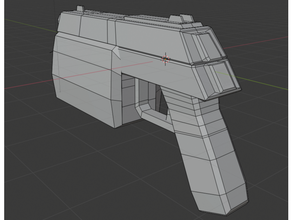 rec room paint pistol 3d print model - Mito3D