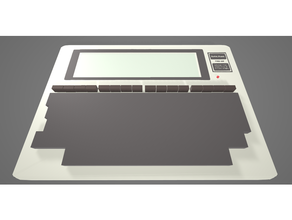 radioshack trs-80 model 100 1980s basic microsoft vintage computing 3d print model - Mito3D